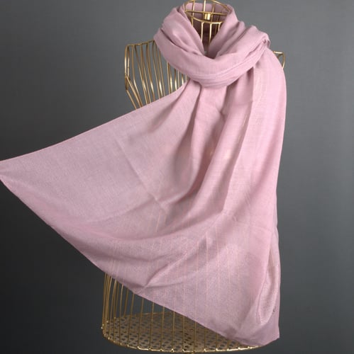 طرحة بوردن قطن كتان شال