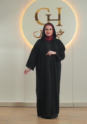 بشت غنى حجاب صوف بطاقية