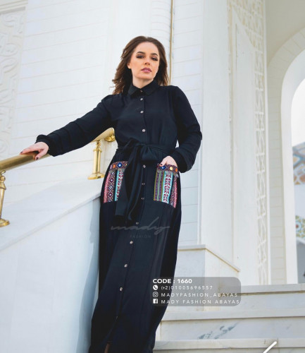 مادي عباية مطرز الوان