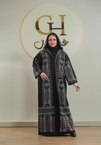 بشت غنى حجاب صوف فلاحي