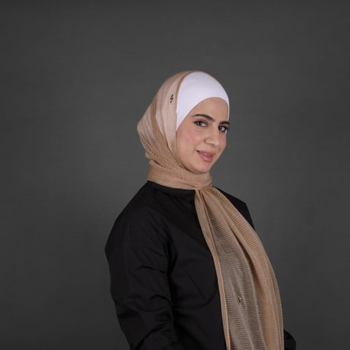 طرحة كشمير كويتي بستراس