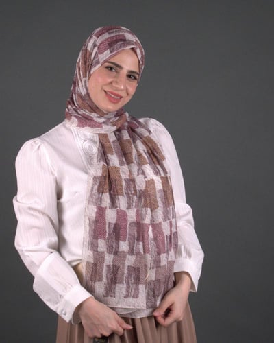 طرحة موناليزا ديجيتال شيفون 1453