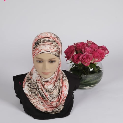 حجاب قطعتين تايجر زبدة