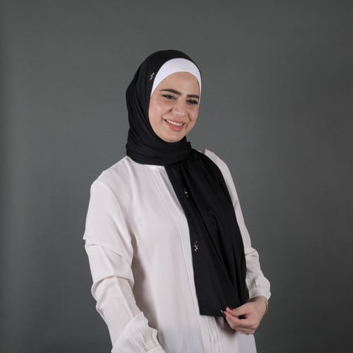 طرحة نايا قطن بستراس