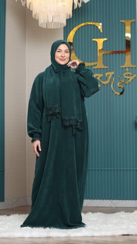 شرشف صلاة غنى حجاب مصوف شتوي