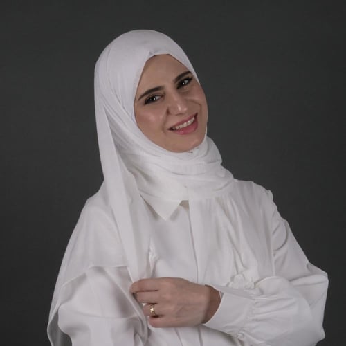 طرحة مجفوص شاش تركي