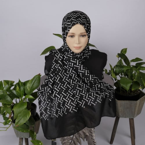 شال قطن تركي بلمعة