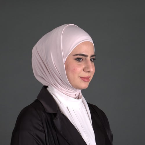 حجاب كرم قطعتين بغجاتي