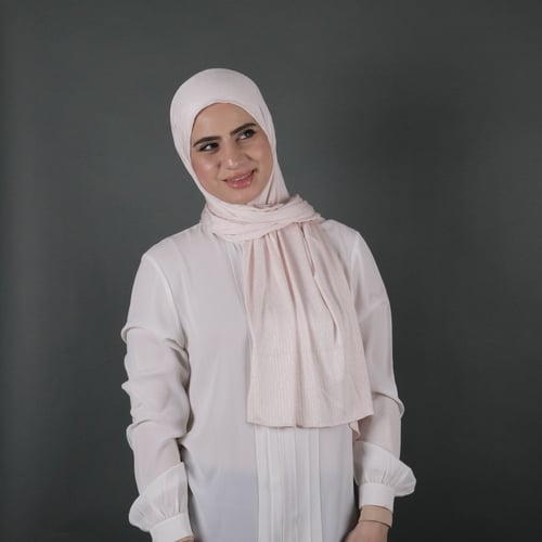 طرحة نايا قطن منقوش