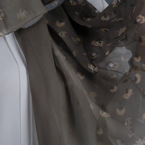 طرحة شيفون مورد شهري شال