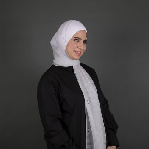 طرحة كشمير كويتي بستراس