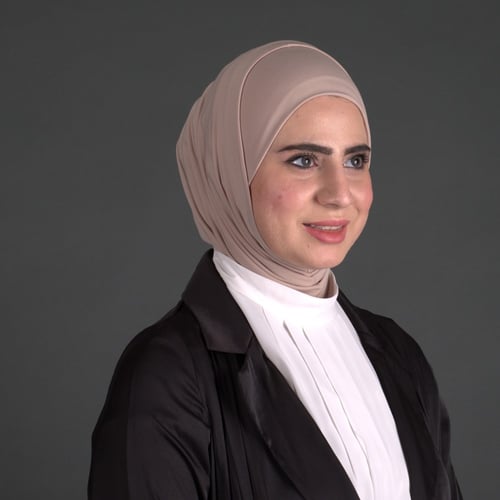 حجاب كرم قطعتين بغجاتي