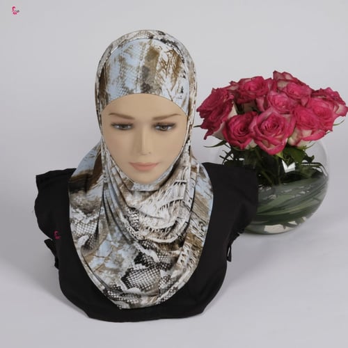 حجاب قطعتين تايجر زبدة