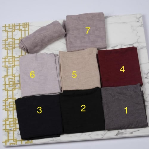 حجاب قطعتين مجكر مربعات