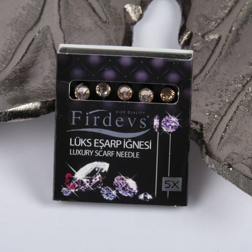 علبة دبابيس برأس كريستال