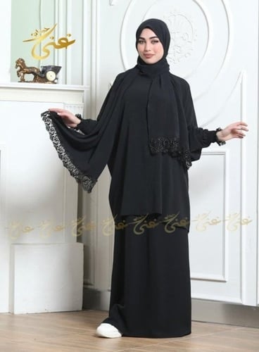 شرشف صلاة غنى حجاب قطعتين