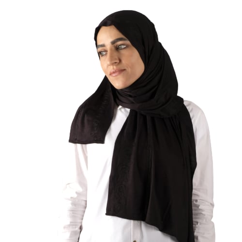 طرحة كويتي مطرز