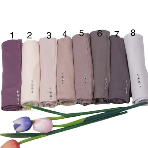 طرحة كويتي مبزر مع ستراس