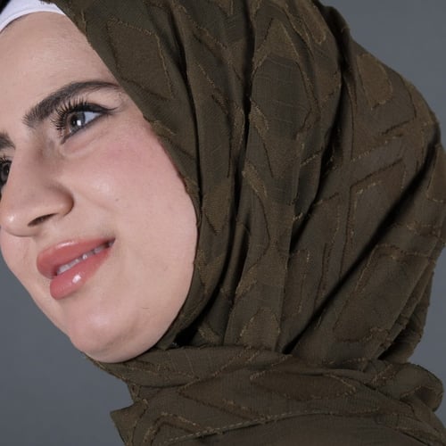 طرحة شيفون مجكر شهري شال