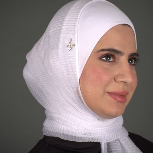 طرحة كشمير كويتي بستراس