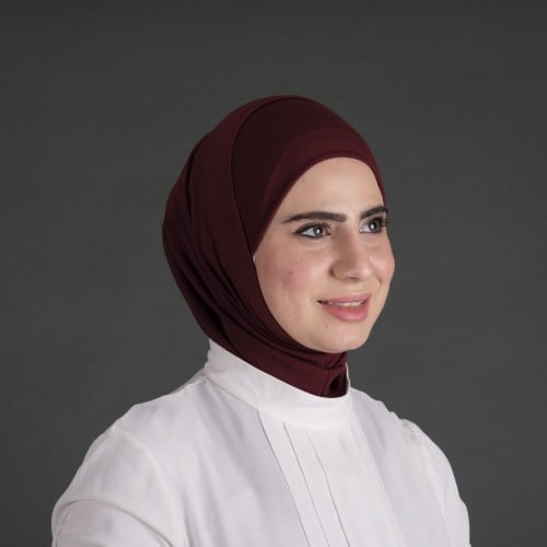 حجاب كرم قطعتين بغجاتي