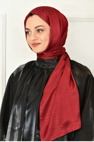 شال متعرج بلاتيني