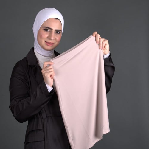 حجاب كرم قطعتين بغجاتي