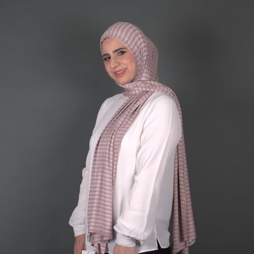 طرحة كشخة مقلم مزينة بشفوارفسكي