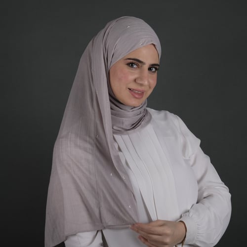 حجاب جاهز كويتي لولوا بستراس