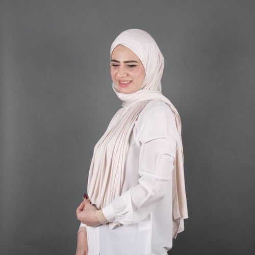 طرحة نايا قطن منقوش