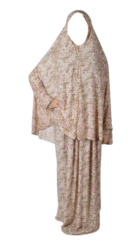 ملابس صلاة كرم للمراهقات بيج و بنك