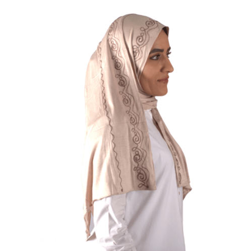 طرحة كويتي مطرز