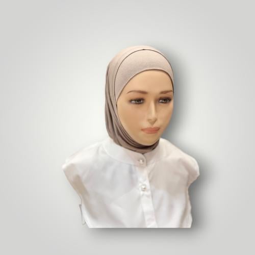 حجاب قطعتين قطن سادة