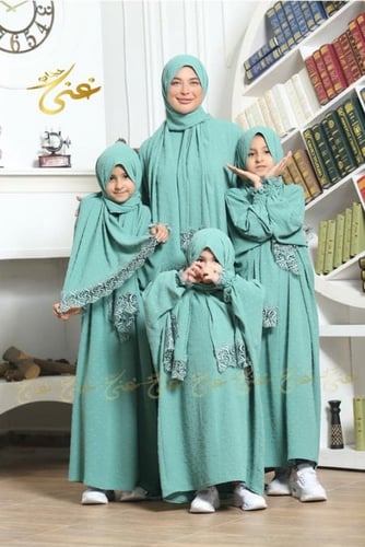 شرشف غنى حجاب ا منقط طفال