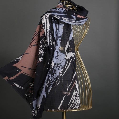 طرحة BURDEN قطن منقوش