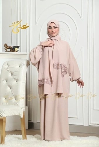 شرشف صلاة غنى حجاب قطعتين