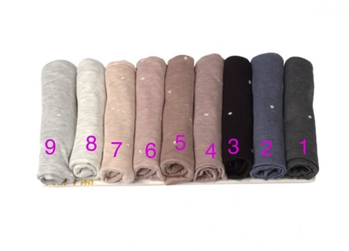 طرحة كويتي محزز مع لولو