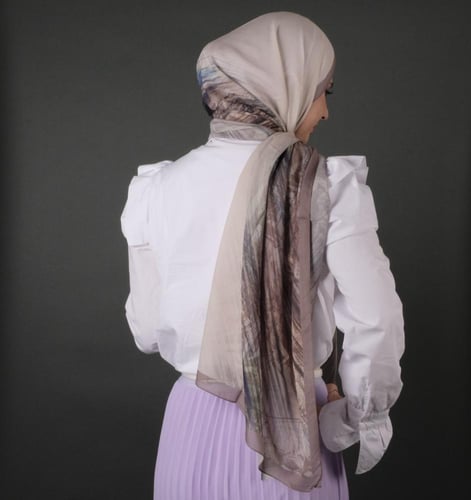 طرحة موناليزا ديجيتال شيفون