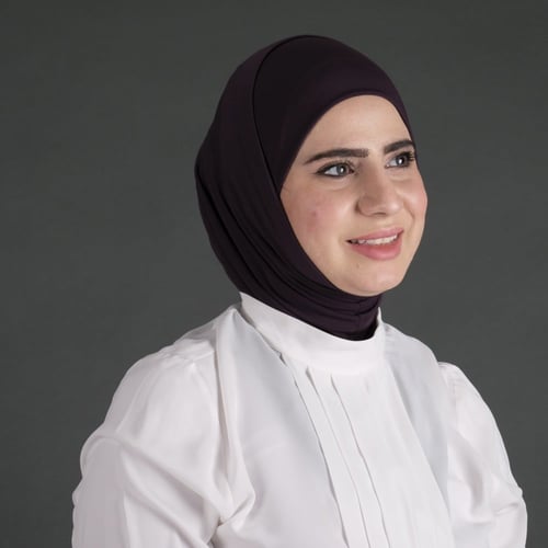 حجاب كرم قطعتين بغجاتي