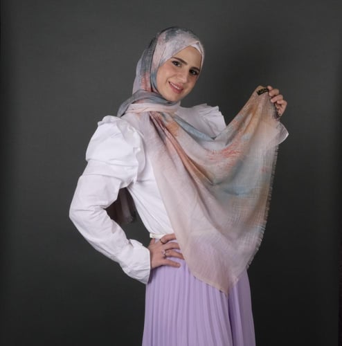 طرحة شهري موشح