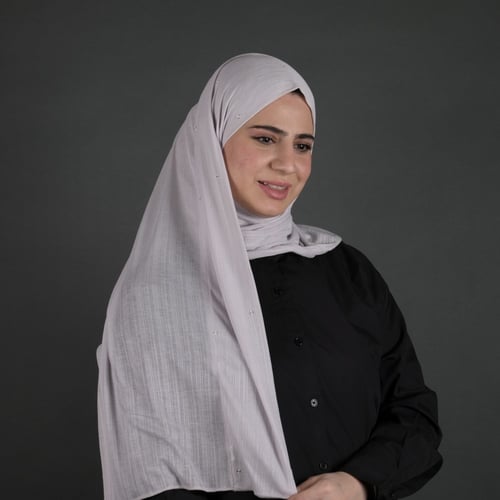 حجاب جاهز كويتي لولوا بستراس