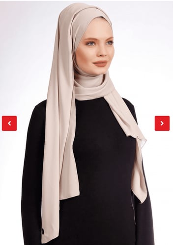 حجاب جاهز كريب