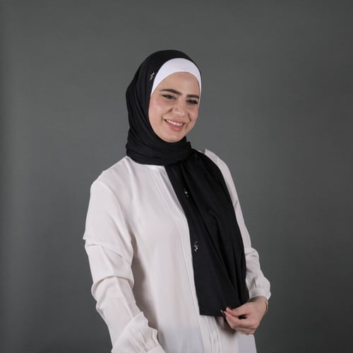 طرحة نايا قطن بستراس