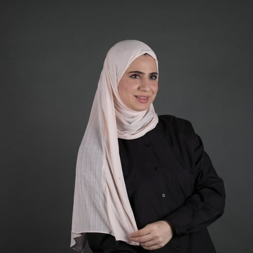 حجاب جاهز كويتي لولوا بستراس