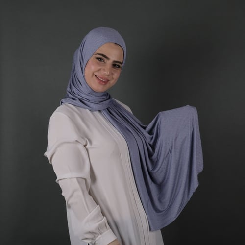 طرحة نايا قطن منقوش