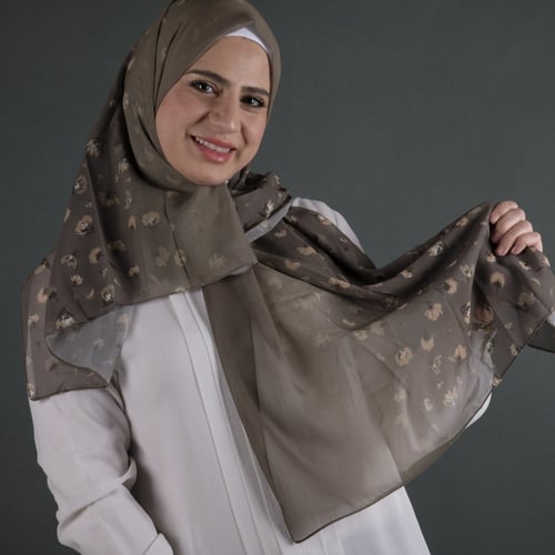 طرحة شيفون مورد شهري شال