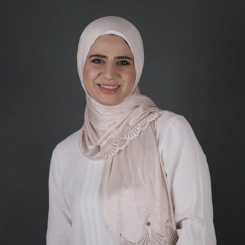 طرحة قطن كويتي بطرف دانتيل