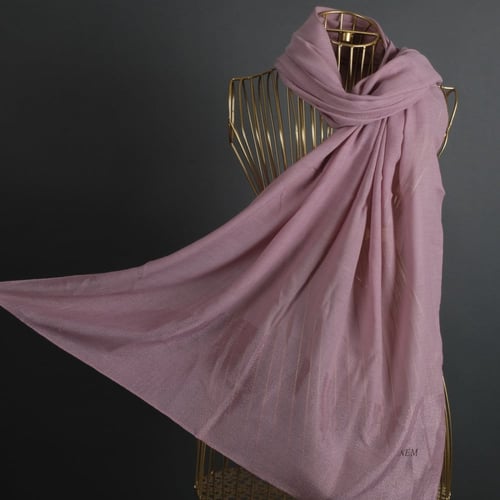 طرحة بوردن قطن كتان شال