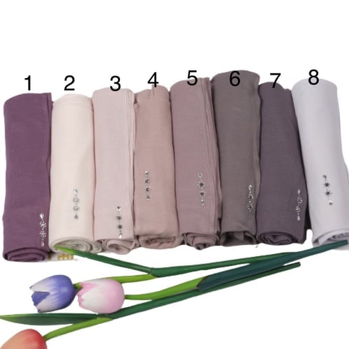 طرحة كويتي مبزر مع ستراس