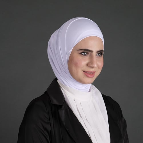 حجاب كرم قطعتين بغجاتي